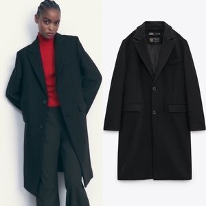 Zara Manteco Wool Coat